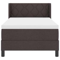 Boxspringbed met matras met matras Donkerbruin 90 x 190 cm - thumbnail
