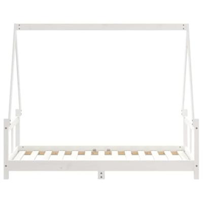 Kinderbedframe 80x160 cm massief grenenhout wit Kinderbedframe 80x160 cm massief grenenhout wit