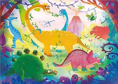 Clementoni puzzel grappige dino's, 2x20st. Clementoni puzzel grappige dino's, 2x20st.
