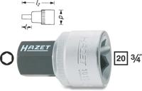 HAZET Dopsleutelbit 1010-22 · 3/4 inch (20 mm) vierkant hol · Binnen-zeskant-profiel · SW 22 mm - thumbnail