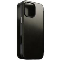 Nomad Modern Horween lederen folio iPhone 16 Pro Max - Green Chrome - thumbnail