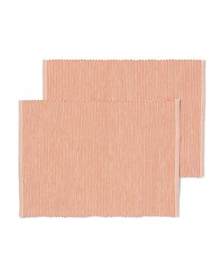 HEMA Placemats 35x45 ribbel - 2 stuks