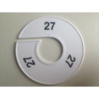 Maatring 11cm wit/zwart 27 - thumbnail