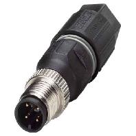 Phoenix Contact 1641785 Sensor/actuator connector, niet geassembleerd M12 Aantal polen (sensoren): 4 Stekker, recht 1 stuk(s) - thumbnail