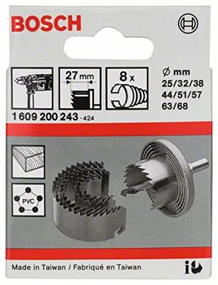 Bosch Accessoires 8-delige zaagkransset 25; 32; 38; 44; 51; 57; 63; 68 mm 8st - 1609200243 - thumbnail