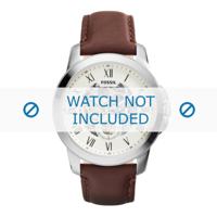 Horlogeband Fossil ME3052 Leder Bruin 22mm - thumbnail