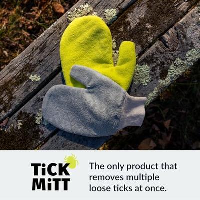 TiCK MiTT Tekenhandschoen Geel 1 stuk(s) - thumbnail