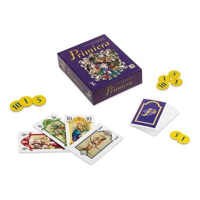 Dal Negro kaartspel Primiera karton paars 3 delig Dal Negro kaartspel Primiera karton paars 3 delig