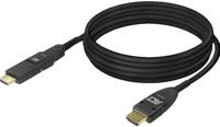 ACT AK4101 HDMI High Speed 4K Active Optical Cable | Afneembare Connector | v2.0 HDMI-A male/HDMI-A male | 15 meter - thumbnail
