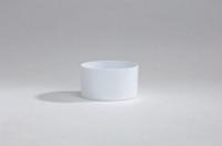 Voederbak voor vogels rond wit groot - thumbnail