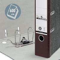 Leitz Ordner 1080 DIN A4 Rugbreedte: 80 mm Bruin Wolken 2 beugels 10805075 - thumbnail