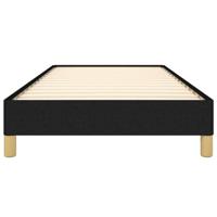 Bedframe zonder matras 90x190 cm stof zwart - thumbnail