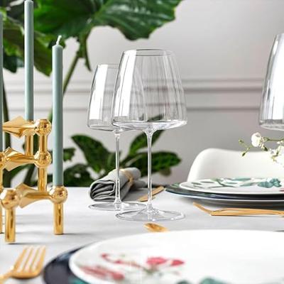 VILLEROY & BOCH - Metrochic- Rode wijnglas 0,82l s/2 NIEUW