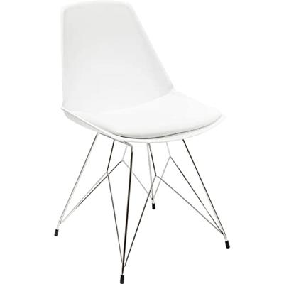 Kare Eetkamerstoel Wire White