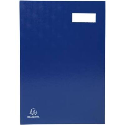 Exacompta handtekenmap voor ft 24 x 35 cm, uit karton overdekt met pvc, 20 indelingen, blauw Exacompta handtekenmap voor ft 24 x 35 cm, uit karton overdekt met pvc, 20 indelingen, blauw