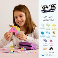 Brandunit Plus plus puzzel met nummers van eenhoorn - thumbnail