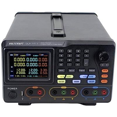 VOLTCRAFT DLP-3603 Labvoeding, regelbaar 0 - 60 V 0 - 3 A 378 W RS232, USB, LAN Slave-functie Aantal uitgangen: 3 x VOLTCRAFT DLP-3603 Labvoeding, regelbaar 0 - 60 V 0 - 3 A 378 W RS232, USB, LAN Slave-functie Aantal uitgangen: 3 x