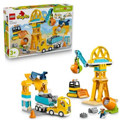 LEGO® DUPLO® 6585510 Bouwplaats met bouwvoertuigen - 3-in-1-set (10476)