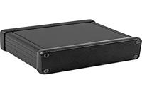 Hammond Electronics 1455L801BK Universele behuizing 80 x 103 x 31 Aluminium Geëxtrudeerd Zwart (geëloxeerd) 1 stuk(s) - thumbnail