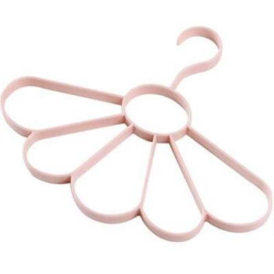 2st Plain wind Petal sjaal hanger multifunctionele ventilator hanger riem Droogrek (roze)