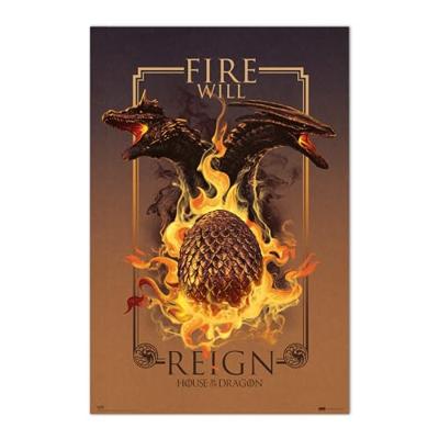 Poster House of the Dragon - Fire Will Reign 61x91,5cm Poster House of the Dragon - Fire Will Reign 61x91,5cm