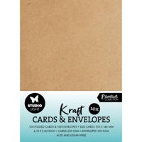 Studio Light • consumables cards & envelopes kraft a6 - thumbnail