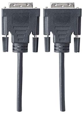 Manhattan 301244 DVI-D Dual Link Mannelijke naar Mannelijke DVI-kabel, 5m zwart