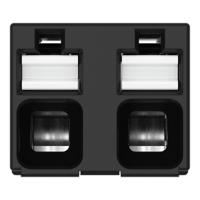 WAGO 2086-3122 Printklem 1.50 mm² Aantal polen 2 Zwart 1 stuk(s) - thumbnail