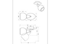 Trio Wandlamp ChroomBrest met smoke glas - R80591006 - thumbnail