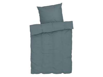 LIVARNO home Lyocell satijnen dekbedovertrek 140 x 200 cm (Grijs)