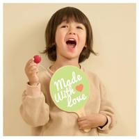 Classic World houten racket met bal aan koord - thumbnail