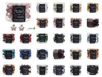 12 Glazen sterren 40 mm kerstrood KSD Decoris - Decoris - thumbnail