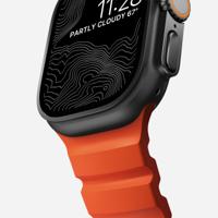 Nomad Rocky Point Band Apple Watch 42mm / 44mm / 45mm / 49mm Magma Connector Black - thumbnail