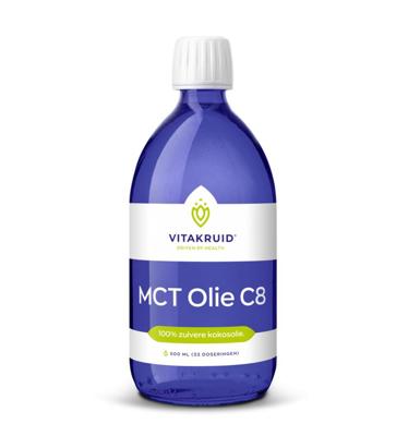 Vitakruid MCT Olie C8 100% zuivere & duurzame kokosolie