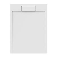 Douchebak Allibert Puretex Laag Rechthoek 120x90x4.5cm Radius 55cm Antislip Wit - thumbnail