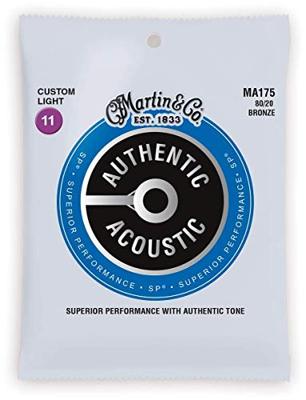 Martin Strings M175 Acoustic Bronze Custom Light snarenset Martin Strings M175 Acoustic Bronze Custom Light snarenset
