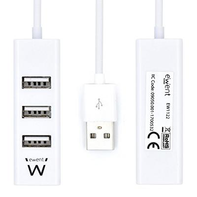 Hub USB Ewent EW1122 Wit Hub USB Ewent EW1122 Wit