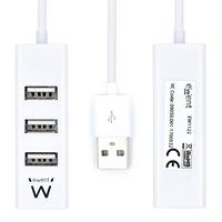 Hub USB Ewent EW1122 Wit - thumbnail