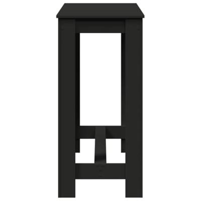 Bartafel 102x50x103,5 cm bewerkt hout zwart Bartafel 102x50x103,5 cm bewerkt hout zwart