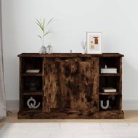 Dressoir 100x35,5x60 cm bewerkt hout gerookt eikenkleurig - thumbnail