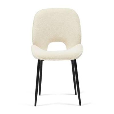 Rivièra Maison Eetkamerstoel 'Mr. Beekman' Bouclé, kleur Simply White