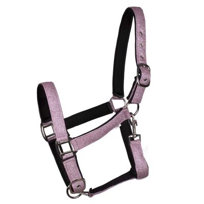 Pagony halster shimmer roze maat:cob
