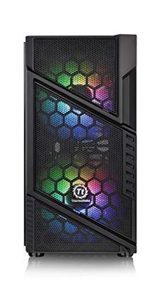 Thermaltake Commander C31 TG Midi-tower PC-behuizing, Gaming-behuizing Zwart 2 voorgeïnstalleerde LED-ventilators, 1 voorgeïnstalleerde ventilator, Zijvenster, Thermaltake Commander C31 TG Midi-tower PC-behuizing, Gaming-behuizing Zwart 2 voorgeïnstalleerde LED-ventilators, 1 voorgeïnstalleerde ventilator, Zijvenster,
