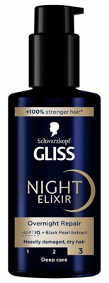 Schwarzkopf Gliss Night Elixer Overnight Repair 3 Schwarzkopf Gliss Night Elixer Overnight Repair 3