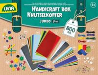 Lena Knutselkoffer Jumbo Blauw 800 stuks - thumbnail