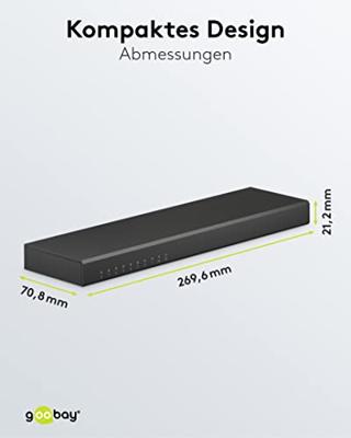 goobay HDMI Splitter 1 to 8 4K