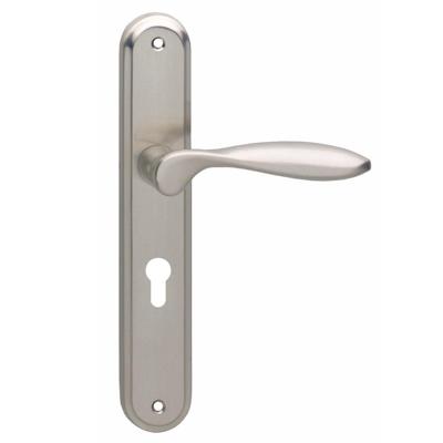 Intersteel Deurkruk George op schild profielcilindergat 55mm - nikkel mat Intersteel Deurkruk George op schild profielcilindergat 55mm - nikkel mat