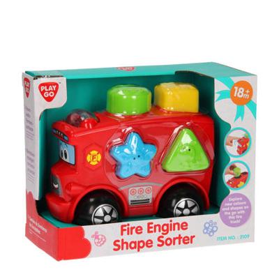 Playgo Play vormensorteerder brandweerwagen