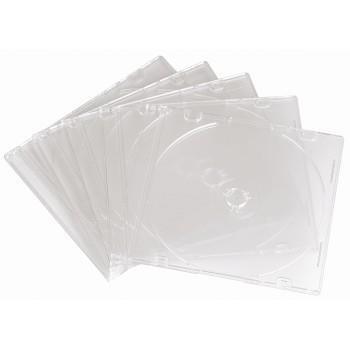 Hama 00011521 CD-hoes slim 1 CD/DVD/Blu-Ray Transparant Polystereen 20 stuk(s)