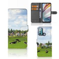 Motorola Moto G60 | Telefoonhoesje | Met pasjeshouder | Koeien - thumbnail